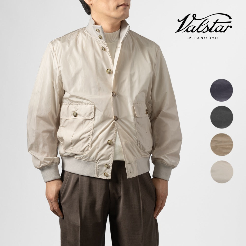 ヴァルスター VALSTAR ヴァルスタリーノ 407A.A027 ナイロン ブルゾン 25SS 春夏 オーバーサイズドフィット バルスター バルスタリーノ メンズ ライトアウター 軽量 イタリア ジャケット ブルゾン ショート丈 アウター インポート