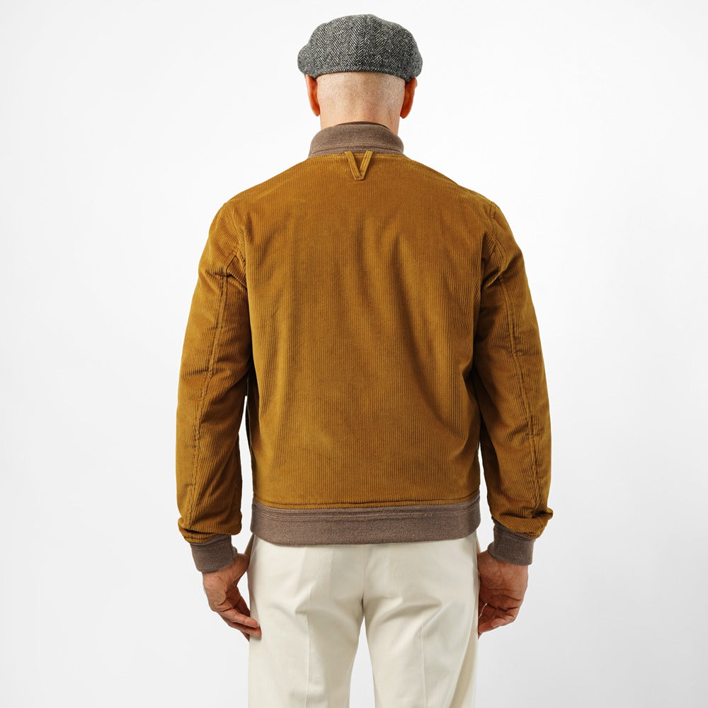 ヴァルスター VALSTAR ヴァルスタリーノ 407A.D074 コーデュロイ ブルゾン 25AW 秋冬 PADDED VALSTARINO パデッド 中綿 バルスター バルスタリーノ メンズ アウター イタリア ジャケット ブルゾン ショート丈 アウター インポート