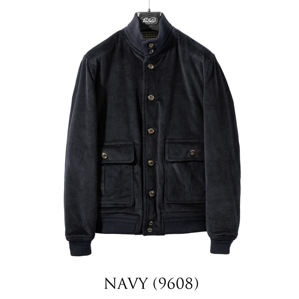 ヴァルスター VALSTAR ヴァルスタリーノ 407A.D074 コーデュロイ ブルゾン 25AW 秋冬 PADDED VALSTARINO パデッド 中綿 バルスター バルスタリーノ メンズ アウター イタリア ジャケット ブルゾン ショート丈 アウター インポート