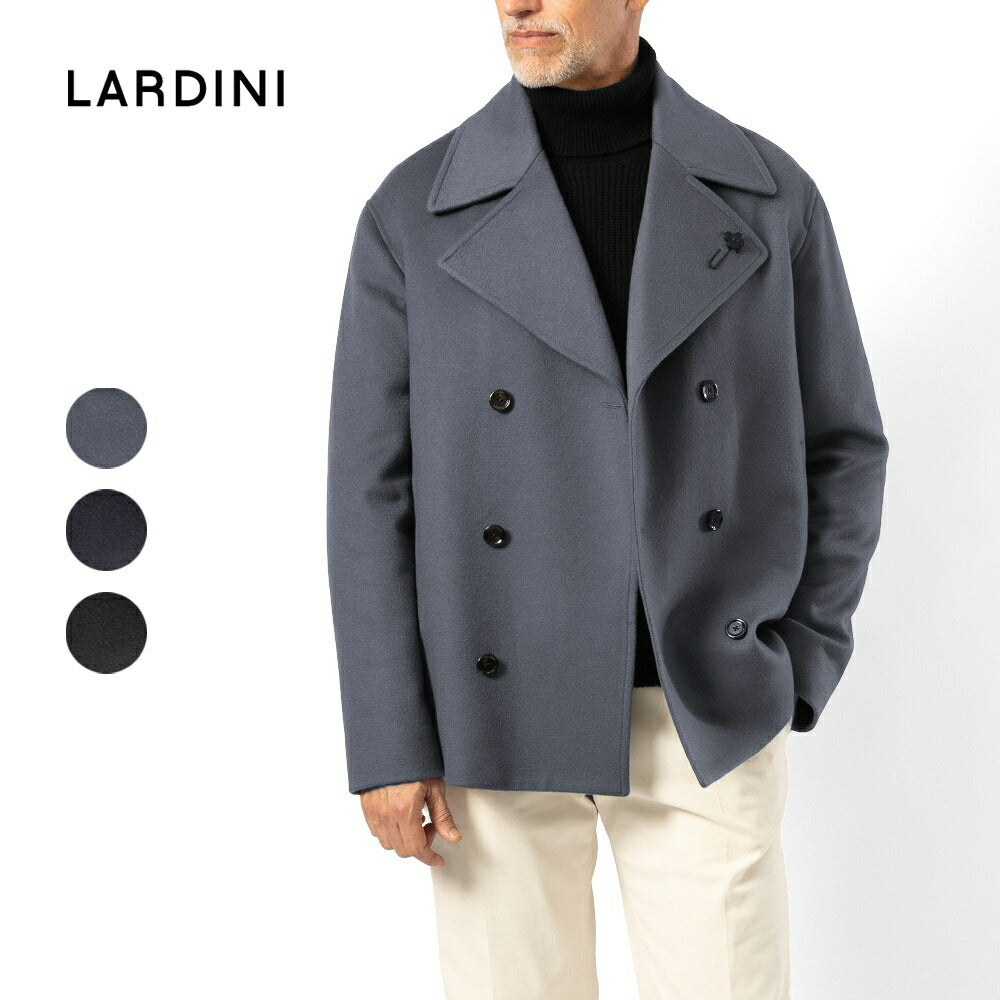ラルディーニ LARDINI ウールビーバー ショートピーコート AARUIZM-CN65601