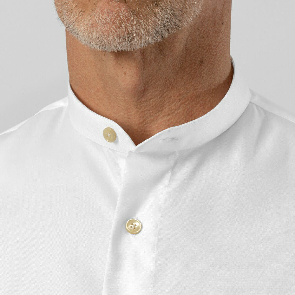 アレッサンドロゲラルディ ALESSANDRO GHERARDI バンドカラーシャツ KORI6 75X3