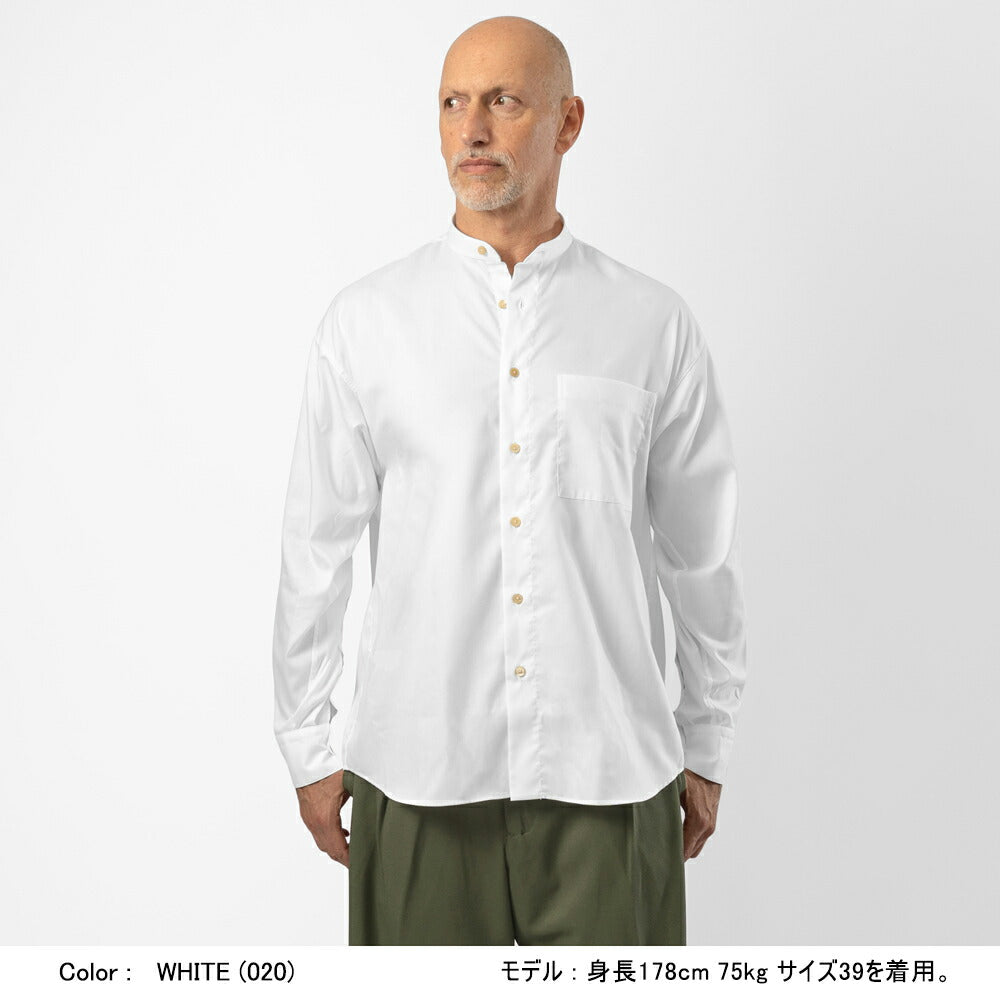 アレッサンドロゲラルディ ALESSANDRO GHERARDI バンドカラーシャツ KORI6 75X3