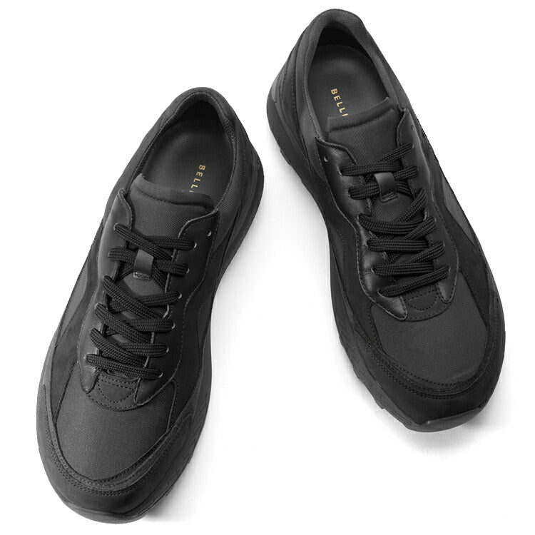 ベルドンヌ BELLEDONNE スニーカー B9トレイルシューズ ブラック BLACK ハイテク ナイロン レザー 本革 ビブラムソール メンズ スニーカー フランス プレミアム ラグスポ シンプル ブランド 本革 高級スニーカー 黒スニーカー メンズスニーカー インポート