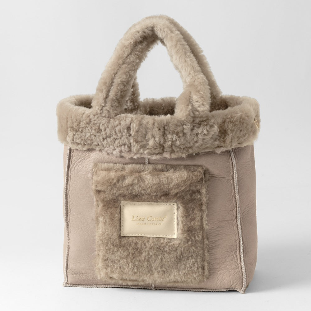 LISA CONTE リサコンテ BRILLA ボアバッグ ムートン