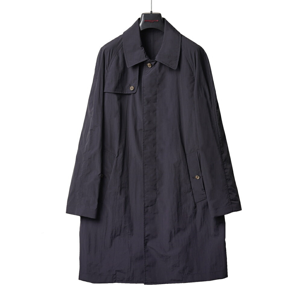 エイダースキュータム EIDERSCUTUM ステンカラーコート COATM BE06S P105 バルカラーコート スプリングコート ナイロン パッカブル 25SS 春夏 アクアスキュータム メンズ ライトアウター 軽量 イタリア 英国 イギリス アウター インポート ロイヤルロウ ROYAL ROW