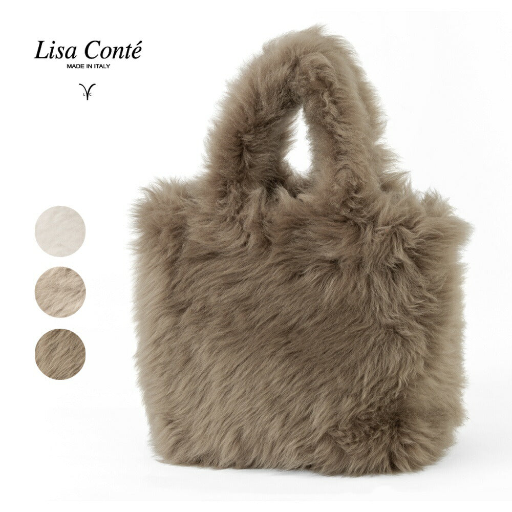 LISA CONTE リサコンテ CRISTALLINA ファーバッグ ムートン