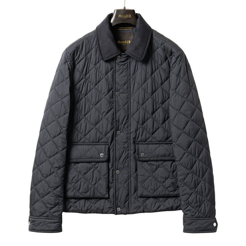 ムーレー MOORER DARDANO-S3C ダルダーノ キルティングジャケット ネイビー 中綿 メンズ キルティング ジャケット メンズジャケット メンズアウター シンプル ブランド イタリア