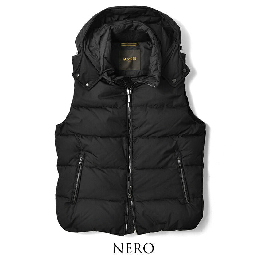 ムーレー MOORER ファイアー FIRE-WK ダウンベスト ダウンパーカ ダウンフーディ—