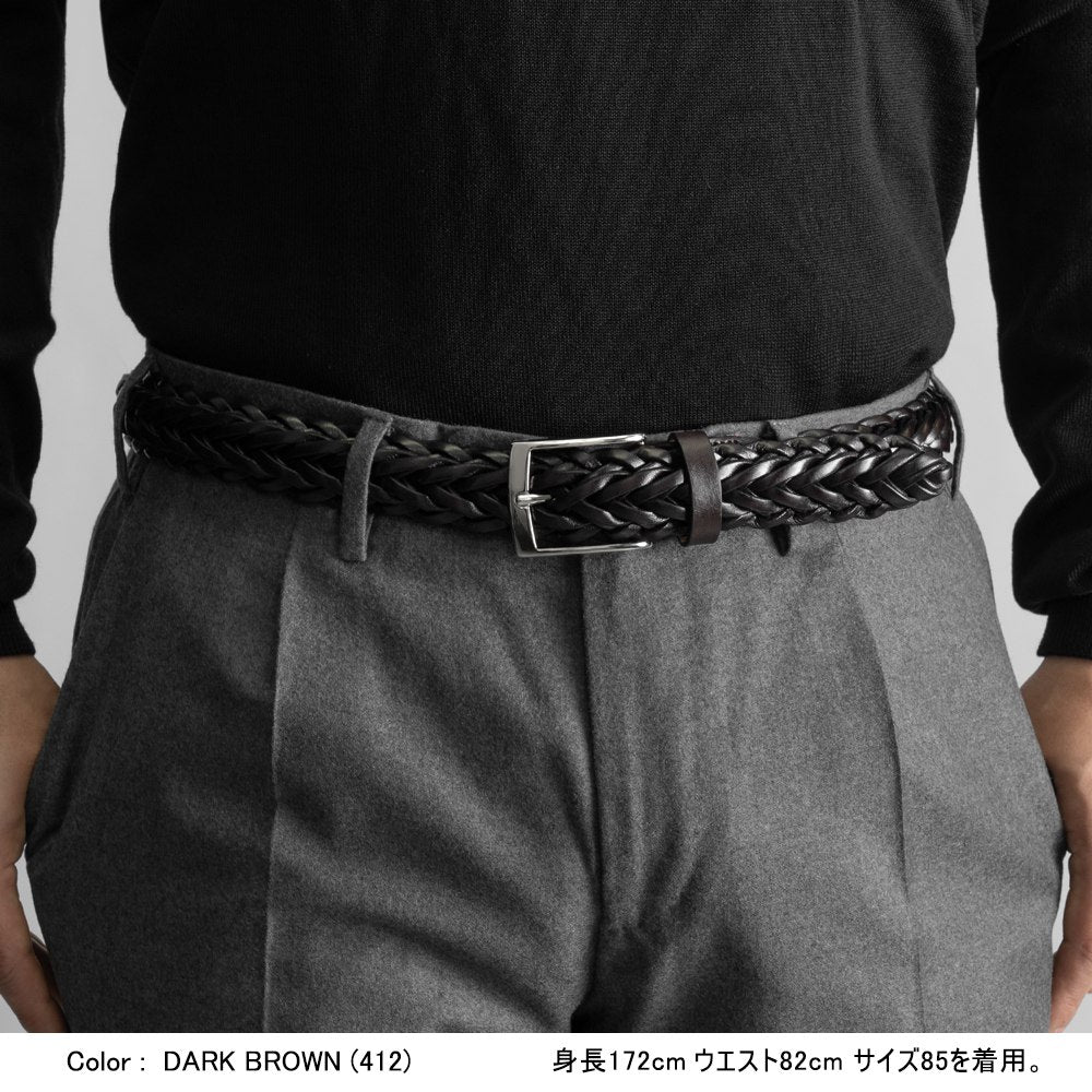 サドラーズ Saddler's カーフメッシュベルト 【3.5cm幅】 G76