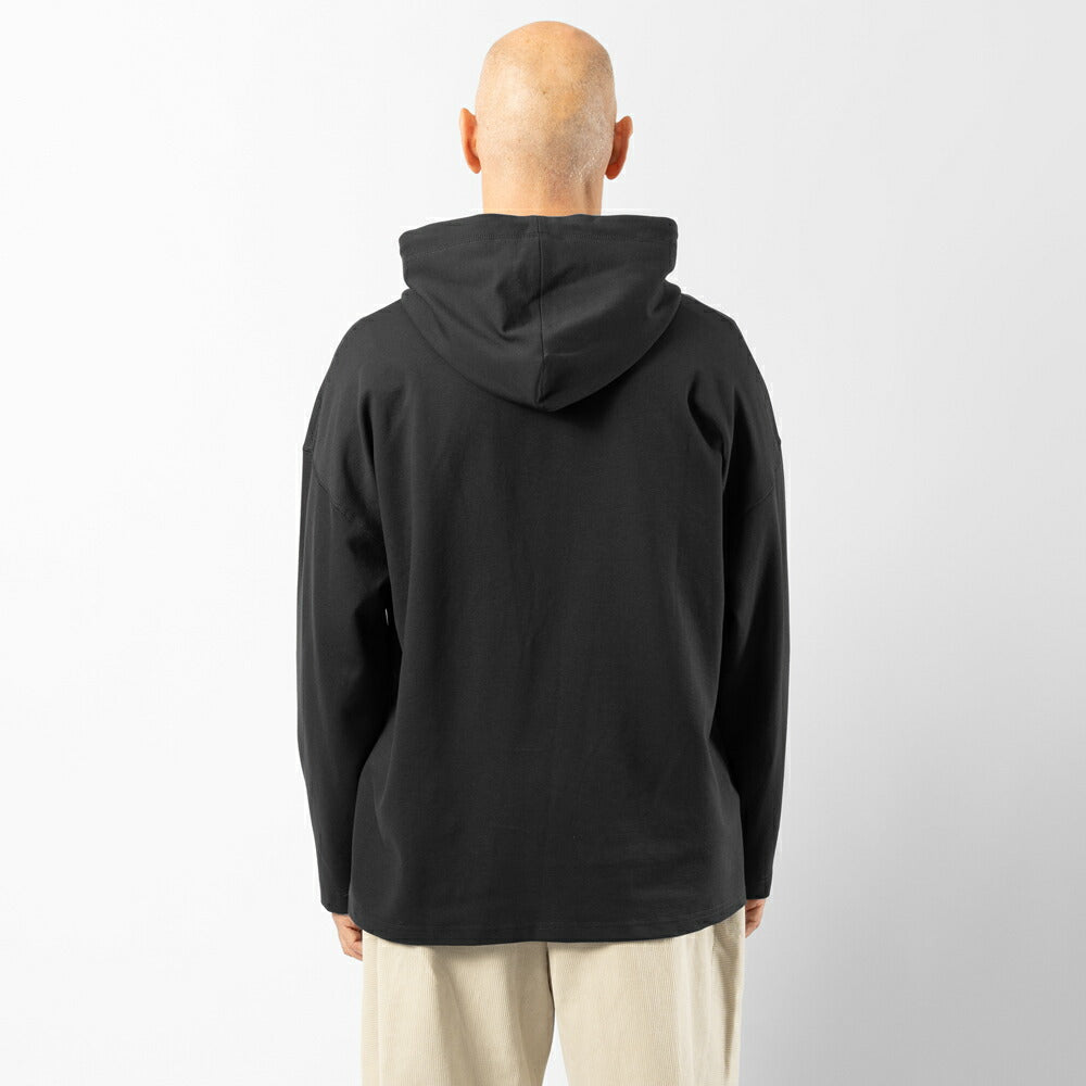 イーヴォ HEVO スウェットフーディ オーバーサイズ TUGLIEL ブラック ネイビー グレージュ