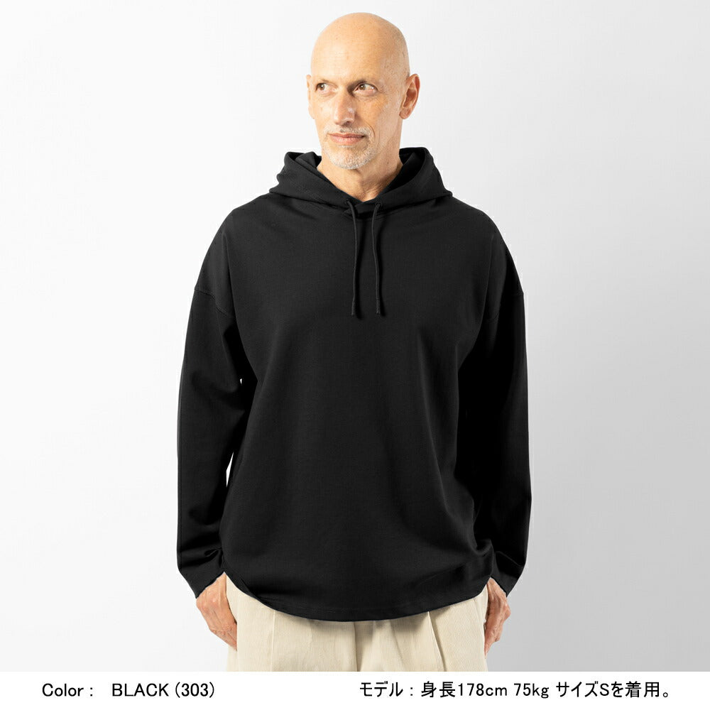 イーヴォ HEVO スウェットフーディ オーバーサイズ TUGLIEL ブラック ネイビー グレージュ