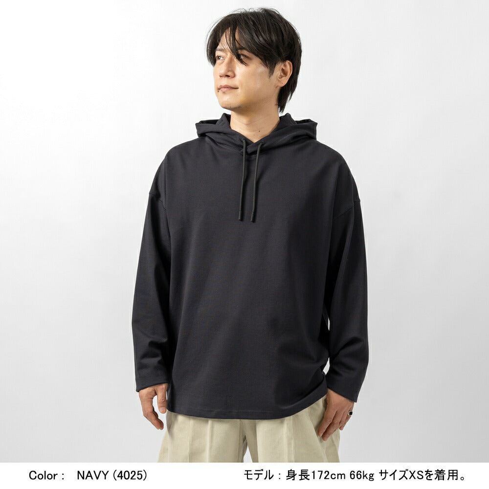 イーヴォ HEVO スウェットフーディ オーバーサイズ TUGLIEL ブラック ネイビー グレージュ