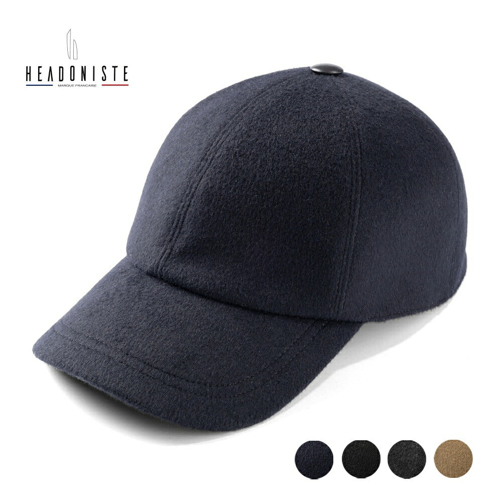 ヘッドニスト HEADONISTE ベースボールキャップ カシミア ウール KASHEMERE BB