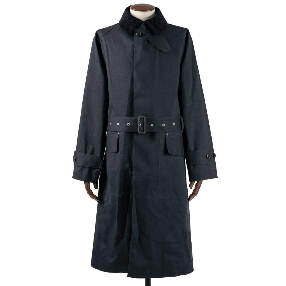 マッキントッシュ MACKINTOSH シングルトレンチコート KNIGHTSWOOD ゴム引きコート トレンチコート マッキントッシュクロス モーターサイクルコート メンズ ビジネス ネイビー ビジネスコート メンズコート ミリタリーコート ミリタリー ブランド メンズアウター