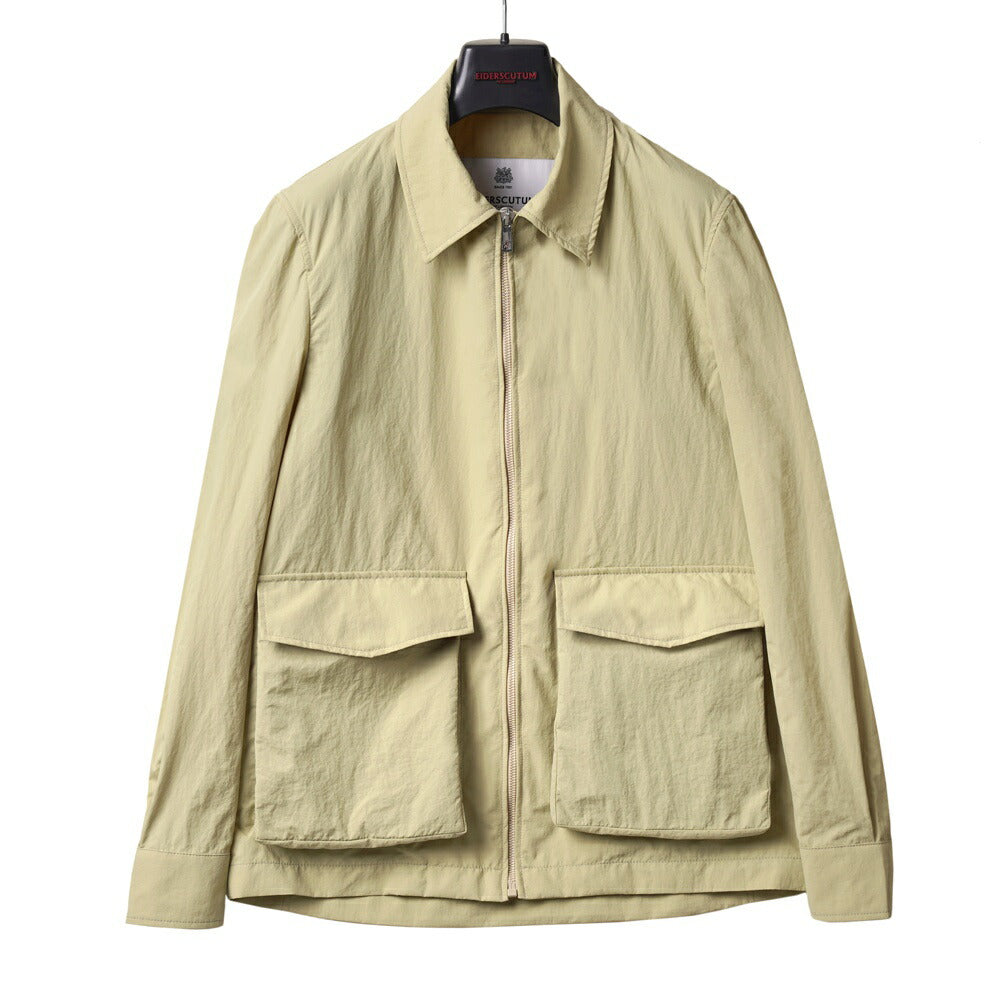 エイダースキュータム EIDERSCUTUM ハリントンジャケット ナイロンブルゾン LEEDS GE10S P105 ショート丈 ブルゾン パッカブル 25SS 春夏 アクアスキュータム メンズ ライトアウター 軽量 イタリア 英国 イギリス ジャケット アウター インポート ロイヤルロウ ROYAL ROW