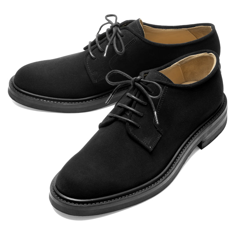 マント MAN.TO プレーントゥ 外羽根 スエード ブラック ELLAND 革靴 本革 ドレスシューズ ダイナイト メンズ カジュアル イタリア メンズ靴 歩きやすい シンプル ビジネス ビジネスシューズ【送料無料】