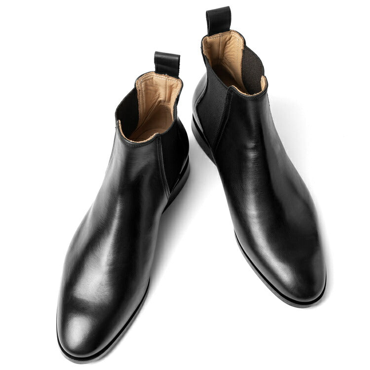 マント MAN.TO サイドゴアブーツ レザー ブラック KENDAL 革靴 本革 ブーツ サイドゴア ドレスシューズ レザーソール メンズ カジュアル イタリア メンズ靴 歩きやすい シンプル 【送料無料】