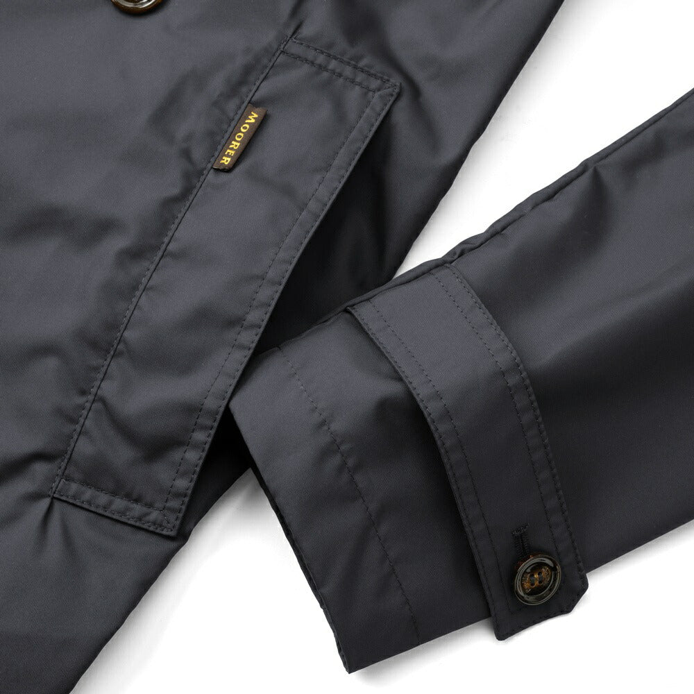 【返品不可】ムーレー moorer トレンチコート ナイロン melfi-wk / blu ネイビー / avorio アイボリー ライトコート スプリングコート