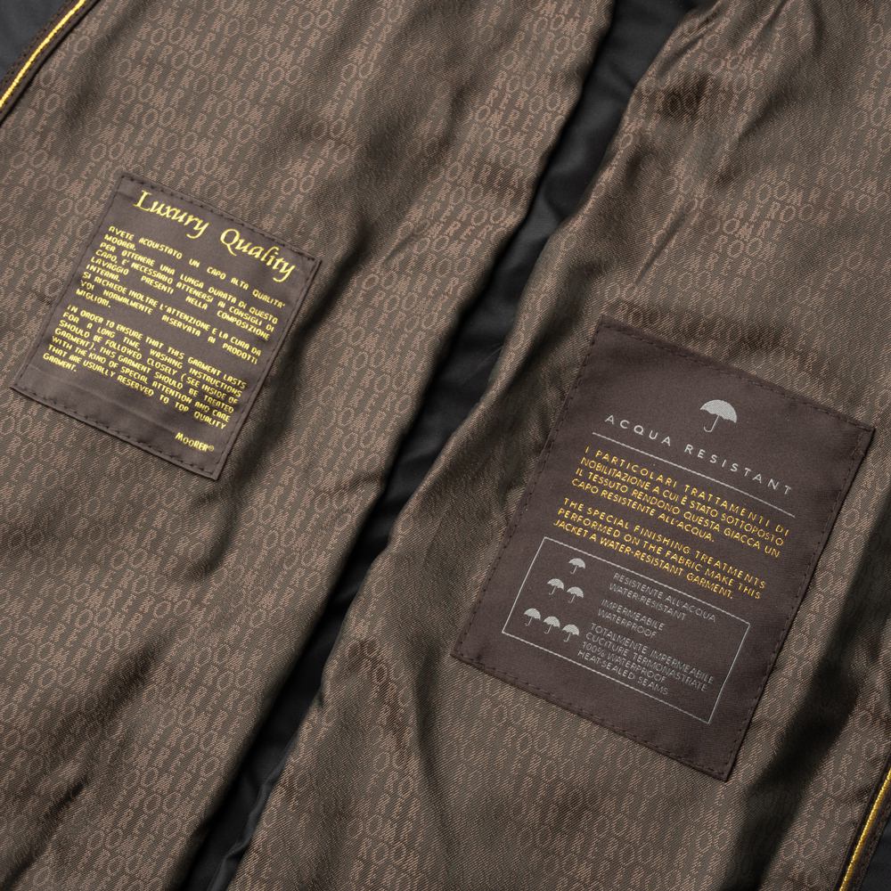 【返品不可】ムーレー moorer トレンチコート ナイロン melfi-wk / blu ネイビー / avorio アイボリー ライトコート スプリングコート