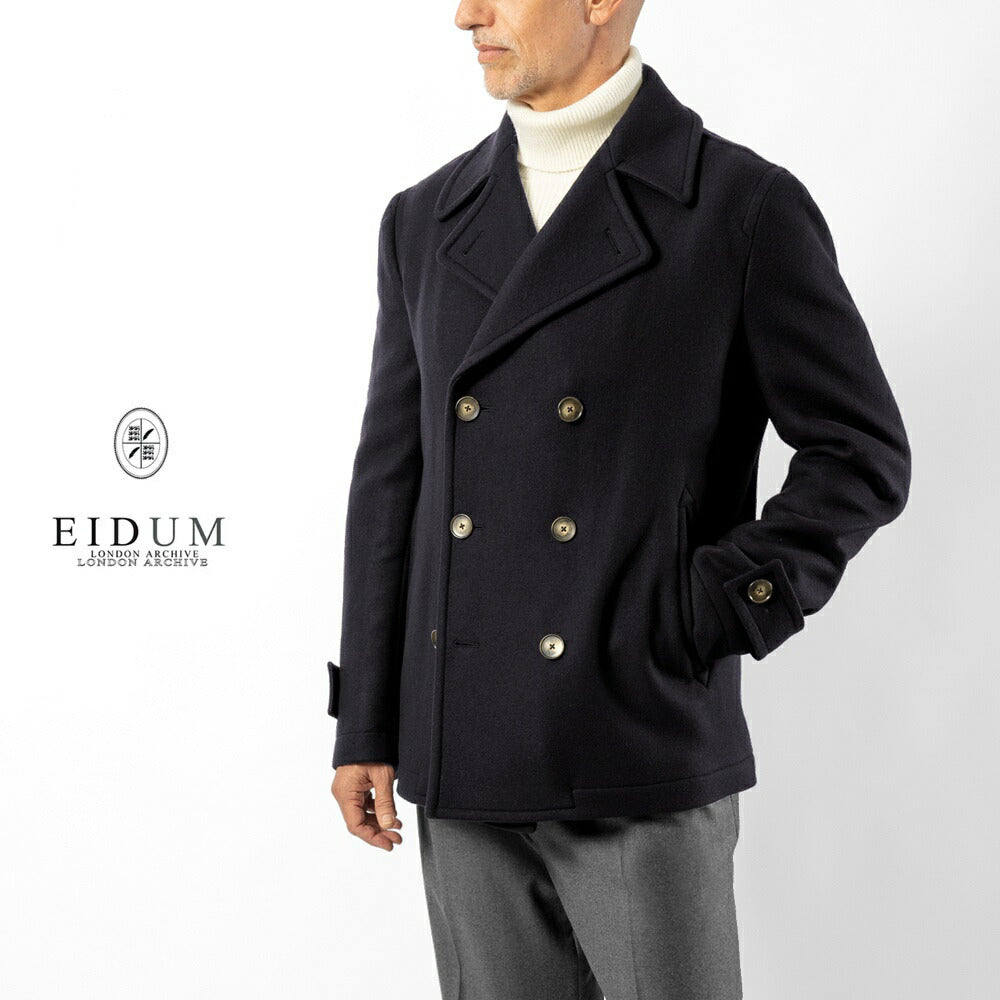 エイダム EIDUM PEACOAT BE05F W802 ピーコート ショート丈 Pコート