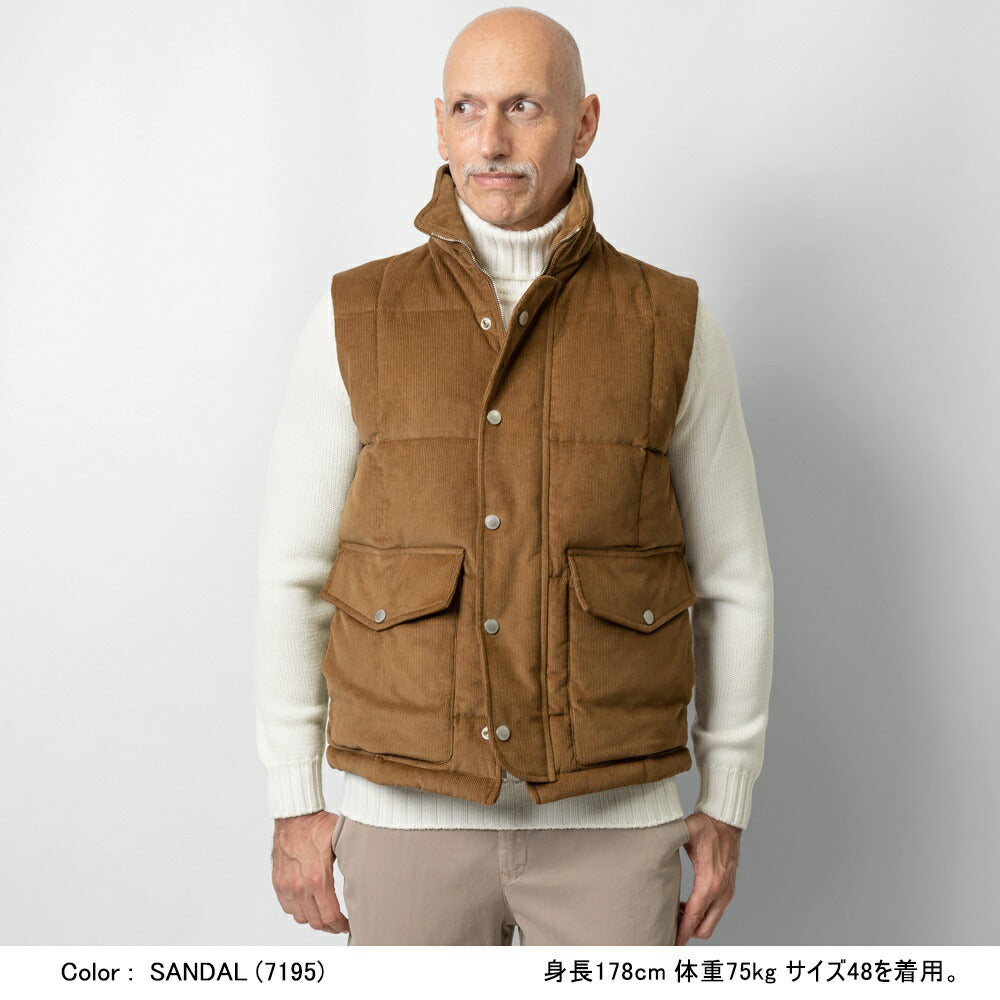 ヴァルスター VALSTAR ダウンベスト コーデュロイ 407N.C007
