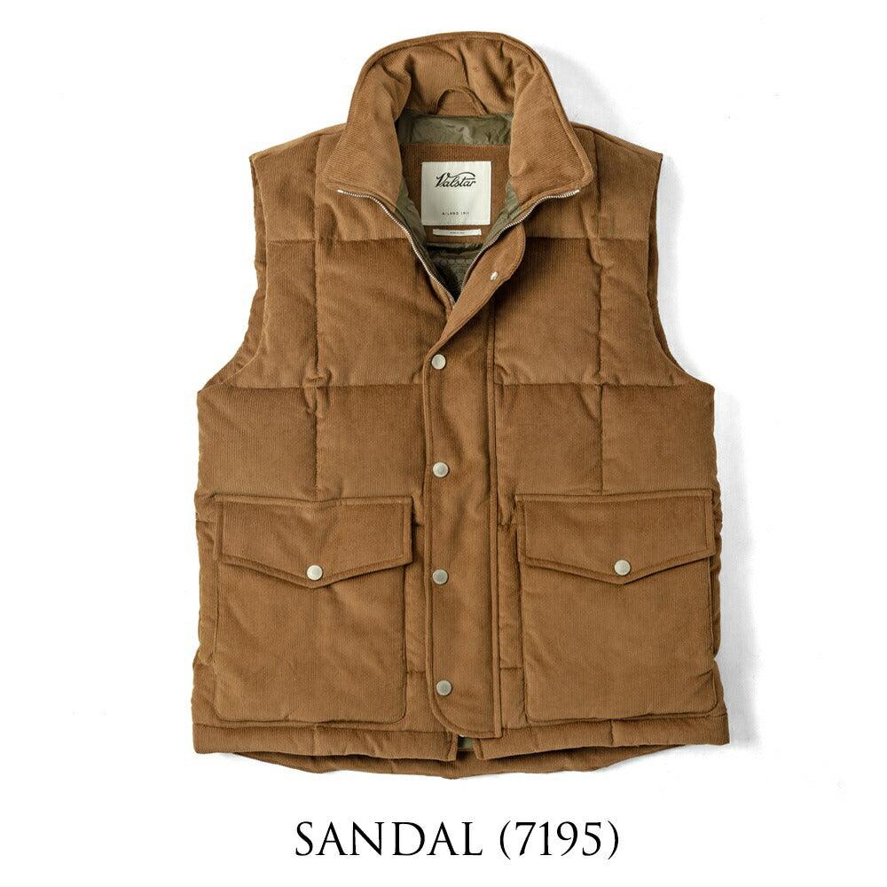 ヴァルスター VALSTAR ダウンベスト コーデュロイ 407N.C007