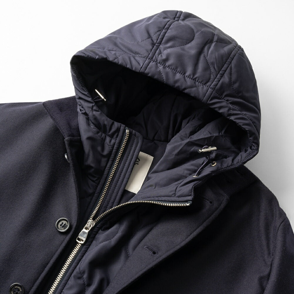 ヴァルスター VALSTAR パデッド ヴァルスタリーノ 407A.D064 フーディ ウール ブルゾン ライナー着脱可 24AW 秋冬 レギュラーフィット バルスター バルスタリーノ メンズ ライナー付き イタリア ウールジャケット ショート丈 アウター インポート