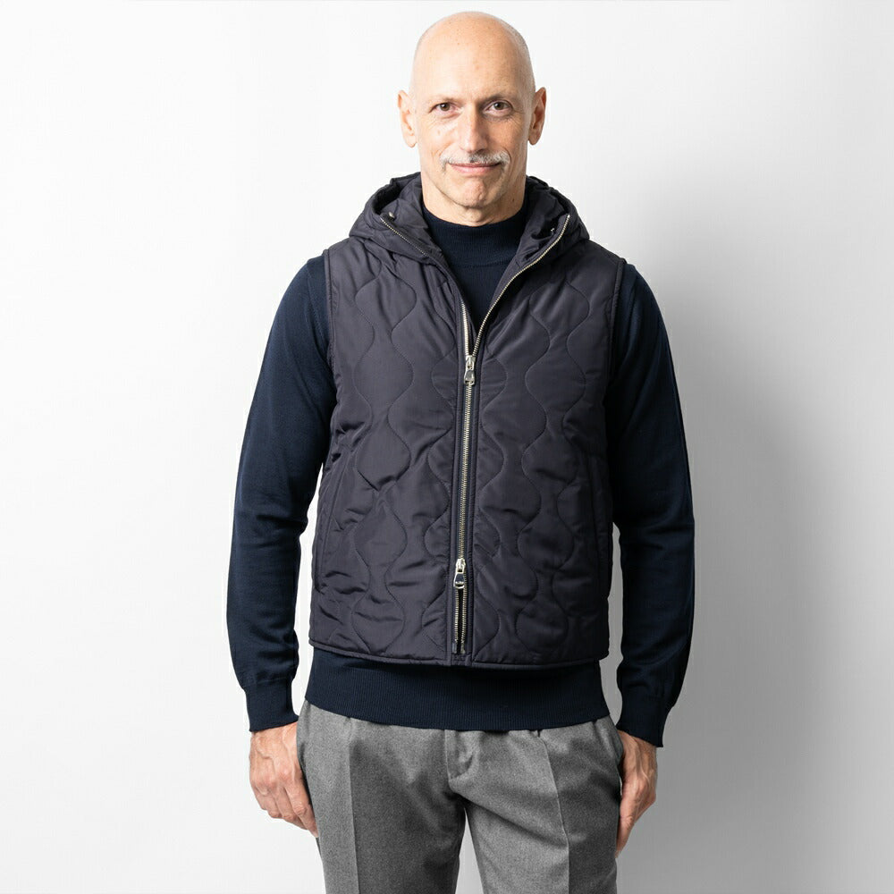 ヴァルスター VALSTAR パデッド ヴァルスタリーノ 407A.D064 フーディ ウール ブルゾン ライナー着脱可 24AW 秋冬 レギュラーフィット バルスター バルスタリーノ メンズ ライナー付き イタリア ウールジャケット ショート丈 アウター インポート