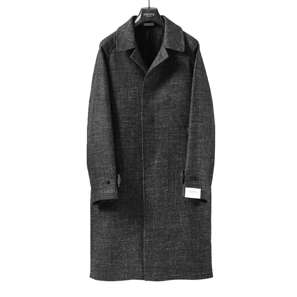 ブレラス BRERAS バルカラーコート ロング丈 ZAGABRIA CC3 25AW 25秋冬 ウール カナパ コート ウール ロングコート メンズ ビジネス ブランド センターベンツ 高級 クラシコ イタリア