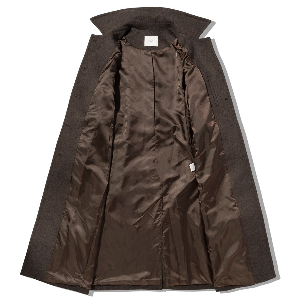 キジュン KIJUN ロングコート レディース ウール コート Wool Balmacaan Coat 254WOTCOM02