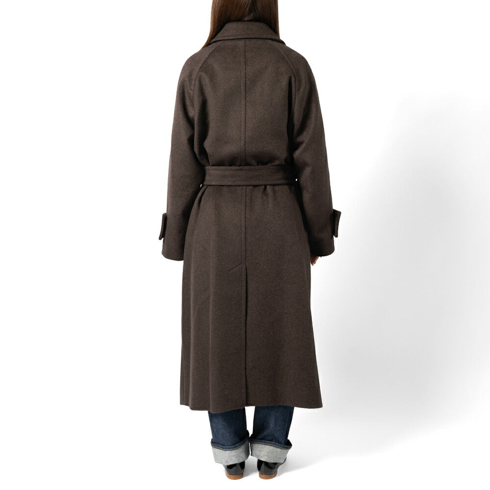キジュン KIJUN ロングコート レディース ウール コート Wool Balmacaan Coat 254WOTCOM02
