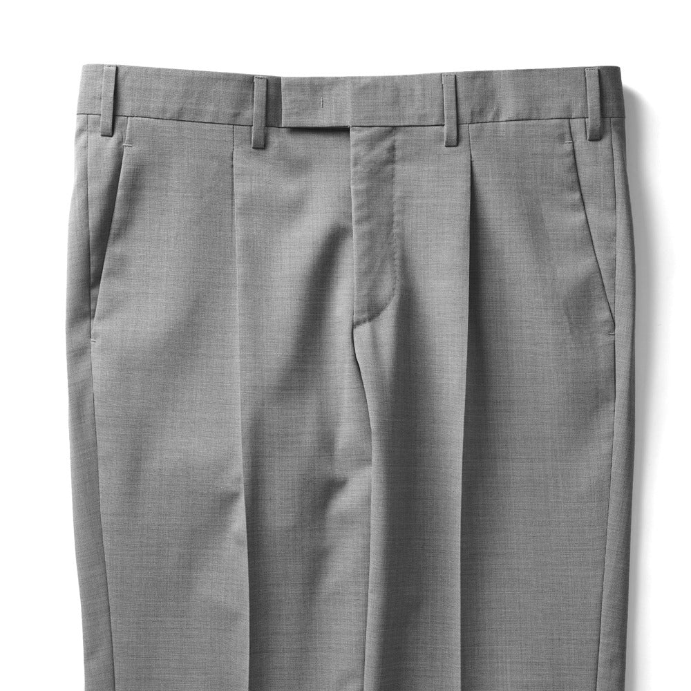 ジェルマーノ GERMANO 373G-2603 スラックス ワンプリーツ ウール ニューヨークフィット スリムフィット 25春夏 ダークグレー ライトグレー テーパード スラックス ストレッチ ウォッシャブル ワンタック ビジネス メンズ インポート イタリア