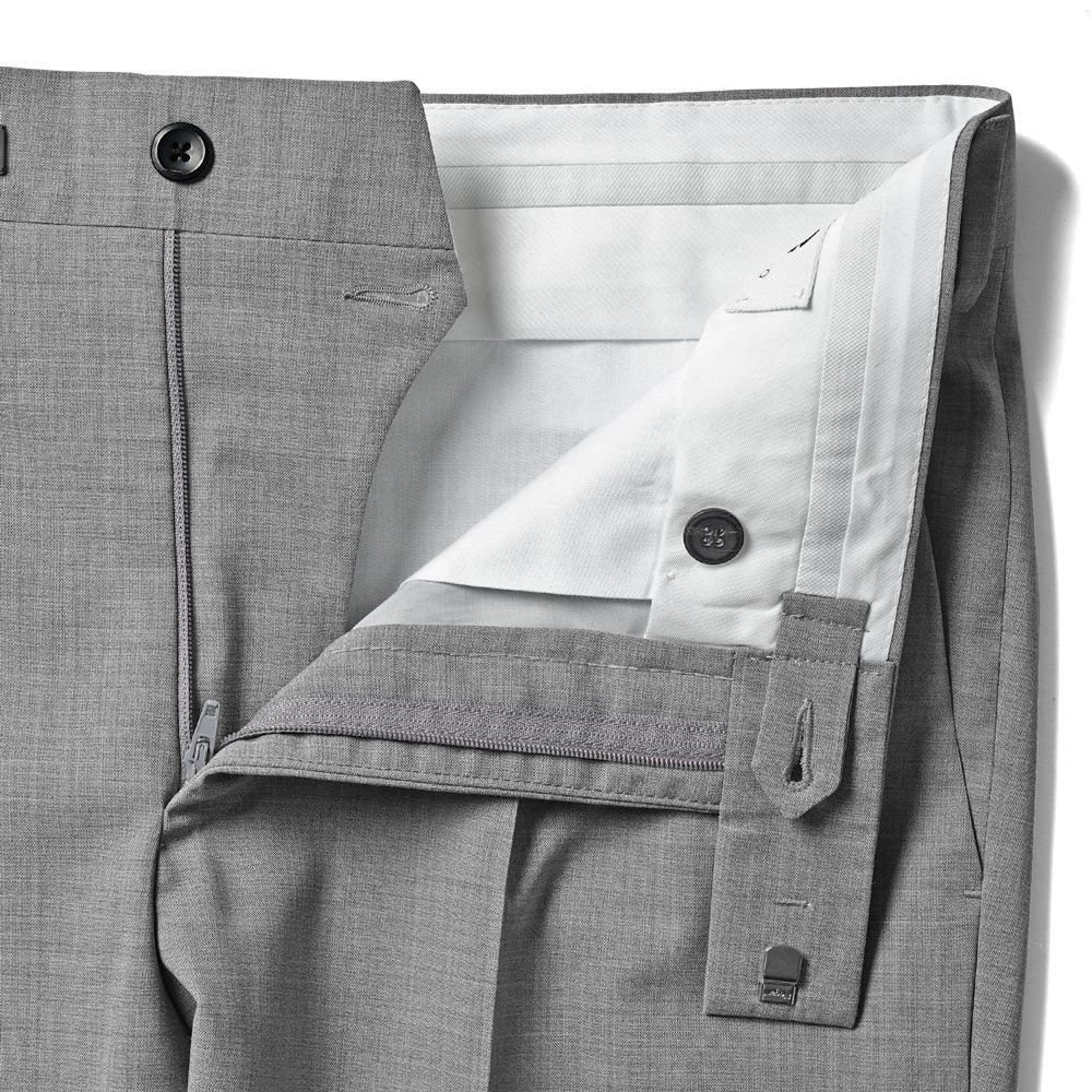 ジェルマーノ GERMANO 373G-2603 スラックス ワンプリーツ ウール ニューヨークフィット スリムフィット 25春夏 ダークグレー ライトグレー テーパード スラックス ストレッチ ウォッシャブル ワンタック ビジネス メンズ インポート イタリア