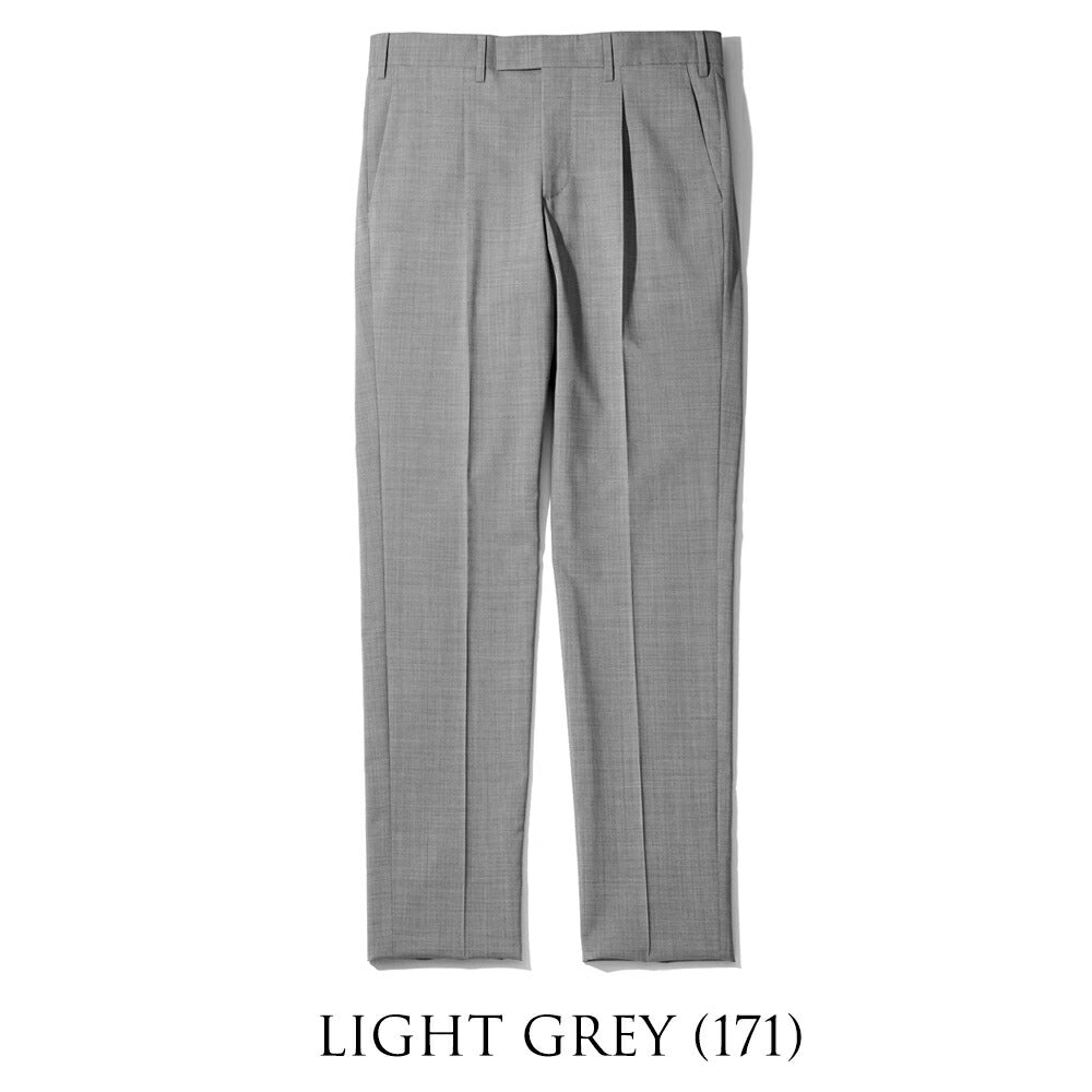 ジェルマーノ GERMANO 373G-2603 スラックス ワンプリーツ ウール ニューヨークフィット スリムフィット 25春夏 ダークグレー ライトグレー テーパード スラックス ストレッチ ウォッシャブル ワンタック ビジネス メンズ インポート イタリア