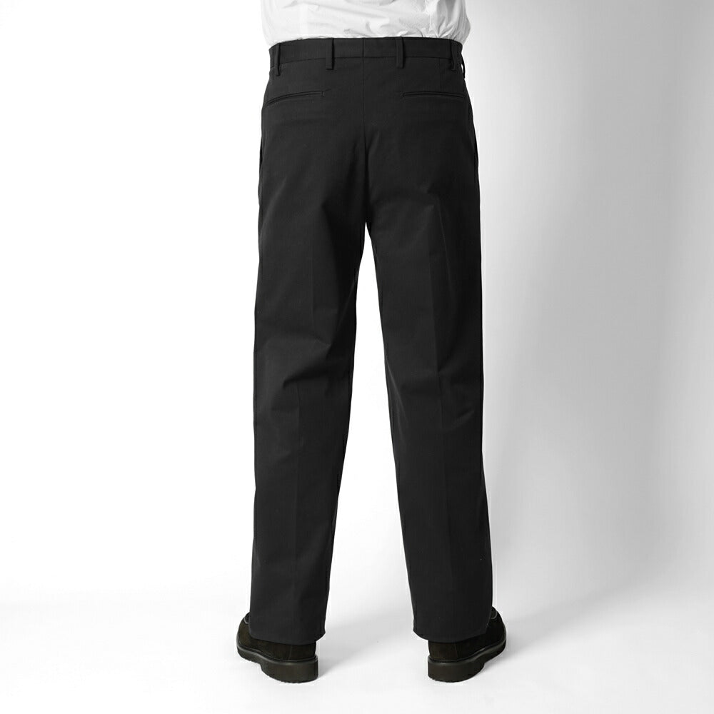 ジェルマーノ GERMANO チノ ノープリーツ 3ONG-3822 後染め ギャバジン コットン ワイド パンツ ストレッチ チノ 25秋冬 ブラック ベージュ カーキ チノパン チノパンツ インポートイタリア