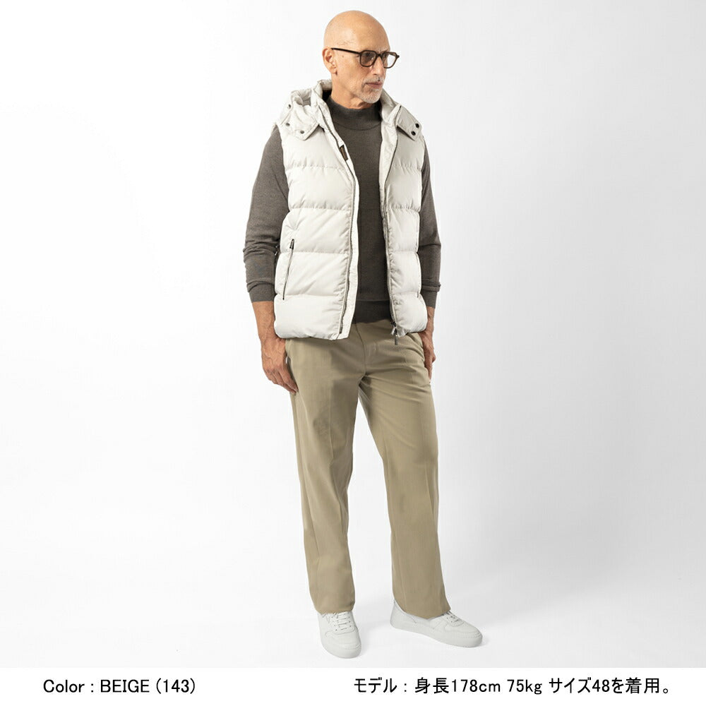 ジェルマーノ GERMANO チノ ノープリーツ 3ONG-3822 後染め ギャバジン コットン ワイド パンツ ストレッチ チノ 25秋冬 ブラック ベージュ カーキ チノパン チノパンツ インポートイタリア