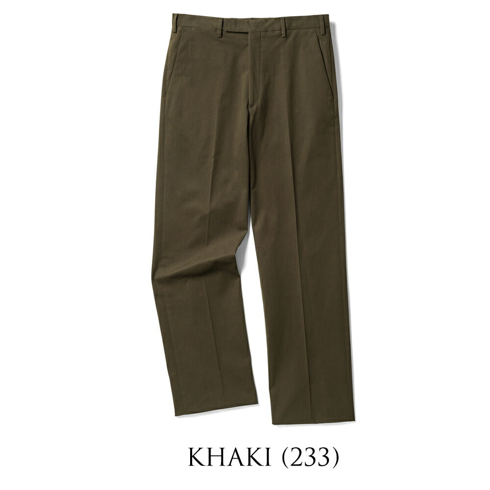 ジェルマーノ GERMANO チノ ノープリーツ 3ONG-3822 後染め ギャバジン コットン ワイド パンツ ストレッチ チノ 25秋冬 ブラック ベージュ カーキ チノパン チノパンツ インポートイタリア