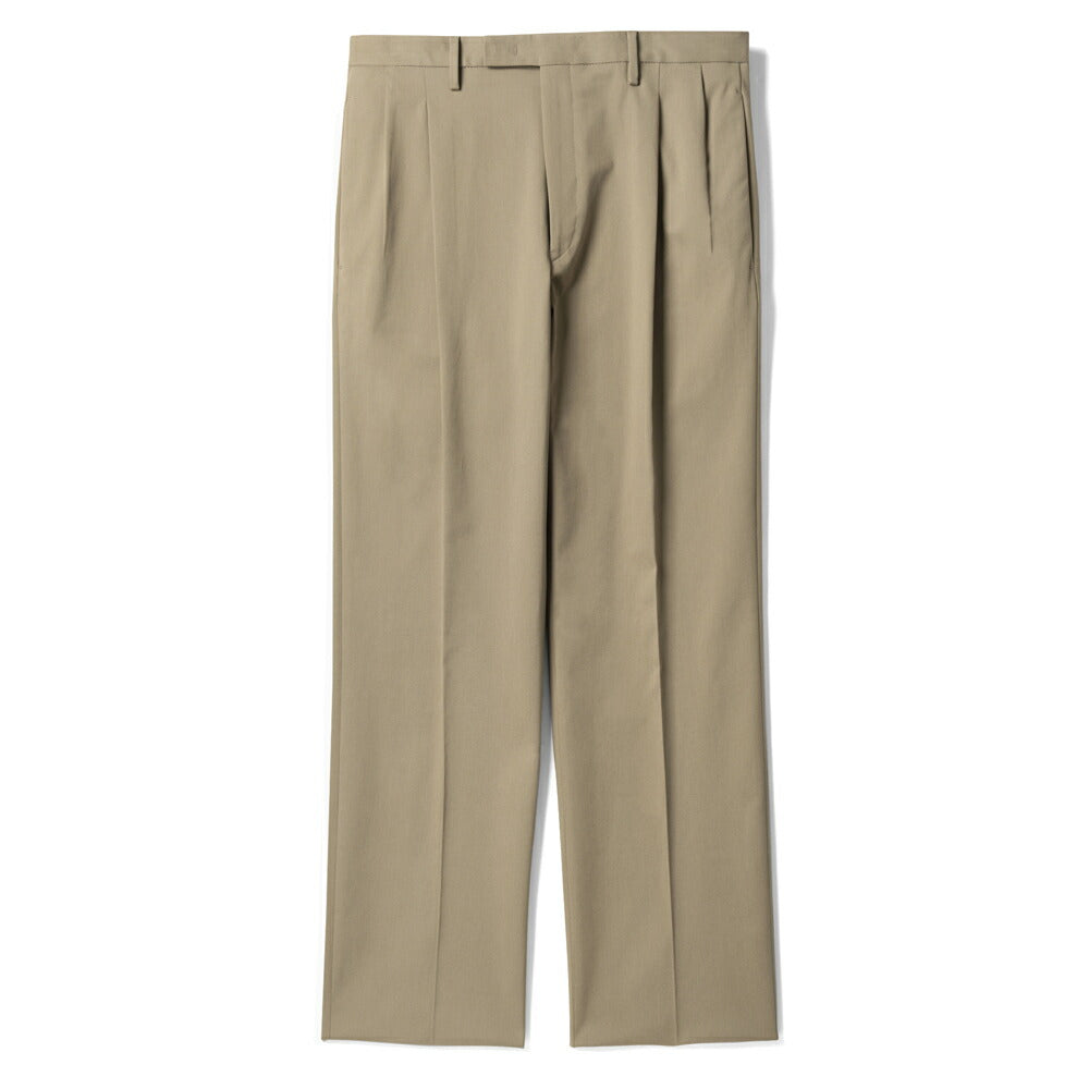 ジェルマーノ GERMANO ワイドチノ ツープリーツ 3OSG-3822 後染め ギャバジン コットン チノ ワイド パンツ ストレッチ チノ 25秋冬 ブラック ネイビー ベージュ カーキ チノパン チノパンツ インポートイタリア