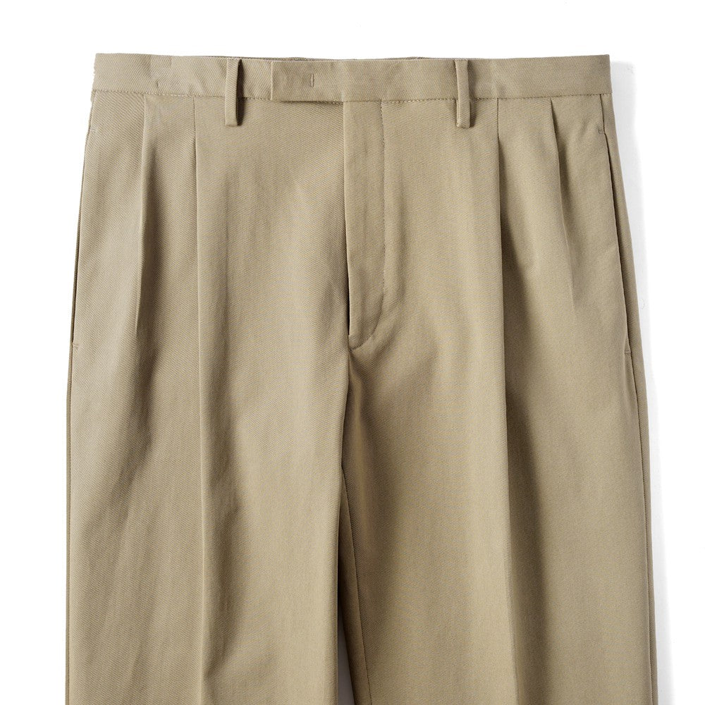 ジェルマーノ GERMANO ワイドチノ ツープリーツ 3OSG-3822 後染め ギャバジン コットン チノ ワイド パンツ ストレッチ チノ 25秋冬 ブラック ネイビー ベージュ カーキ チノパン チノパンツ インポートイタリア