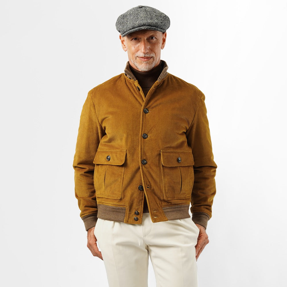 ヴァルスター VALSTAR ヴァルスタリーノ 407A.D074 コーデュロイ ブルゾン 25AW 秋冬 PADDED VALSTARINO パデッド 中綿 バルスター バルスタリーノ メンズ アウター イタリア ジャケット ブルゾン  ショート丈 アウター インポート