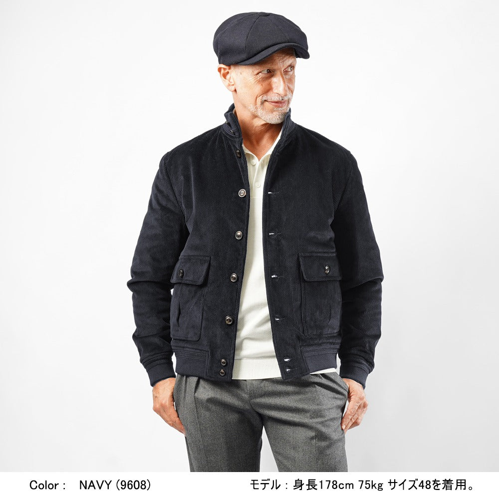 ヴァルスター VALSTAR ヴァルスタリーノ 407A.D074 コーデュロイ ブルゾン 25AW 秋冬 PADDED VALSTARINO パデッド 中綿 バルスター バルスタリーノ メンズ アウター イタリア ジャケット ブルゾン  ショート丈 アウター インポート