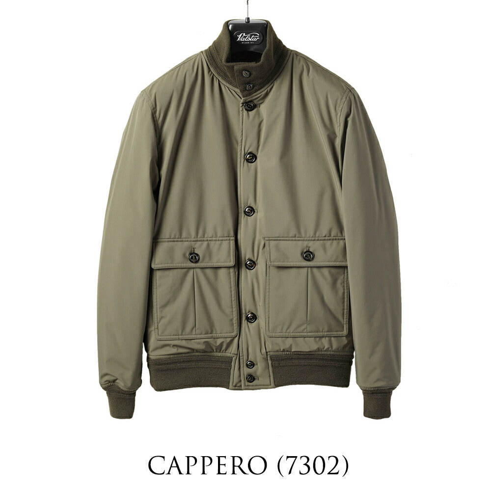 ヴァルスター VALSTAR ヴァルスタリーノ 407A.D083 3レイヤー ナイロン ブルゾン 25AW 秋冬 PADDED VALSTARINO パデッド 中綿 撥水 3レイヤー バルスター バルスタリーノ メンズ アウター イタリア ジャケット ブルゾン  ショート丈 アウター インポート