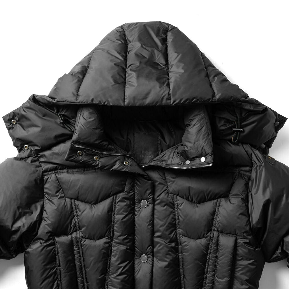 【返品不可】タトラス TATRAS ダウンジャケット レディース SPIRA スピラ LTKE24A4259-D ダウン ブラック 冬 軽量 暖かい 大きいサイズ アウター ショート丈 クロップド丈 ショート ブランド 高級 シンプル カジュアル きれいめ フード付き