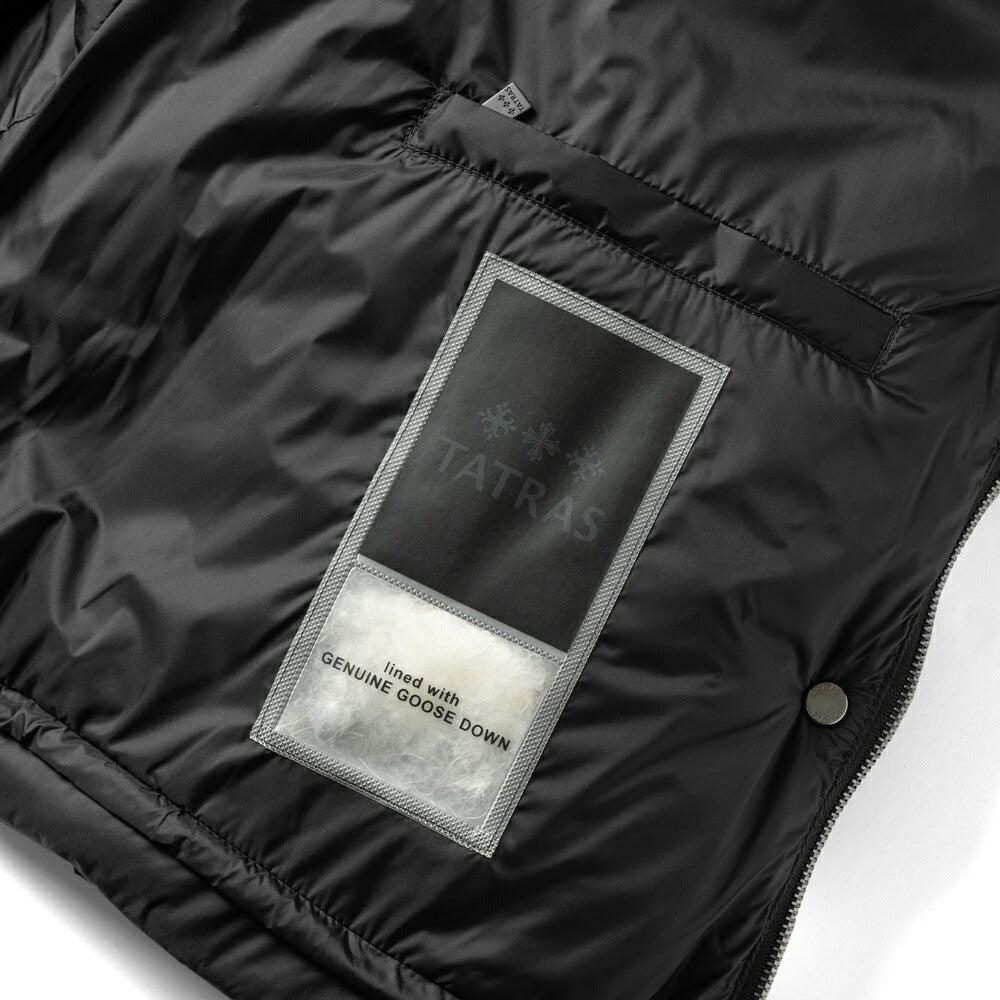 【返品不可】タトラス TATRAS ダウンジャケット レディース SPIRA スピラ LTKE24A4259-D ダウン ブラック 冬 軽量 暖かい 大きいサイズ アウター ショート丈 クロップド丈 ショート ブランド 高級 シンプル カジュアル きれいめ フード付き