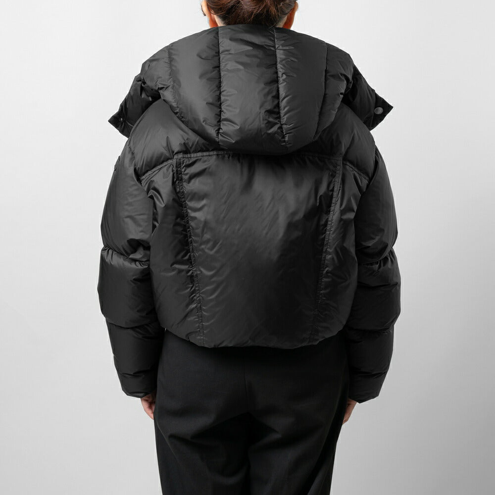 【返品不可】タトラス TATRAS ダウンジャケット レディース SPIRA スピラ LTKE24A4259-D ダウン ブラック 冬 軽量 暖かい 大きいサイズ アウター ショート丈 クロップド丈 ショート ブランド 高級 シンプル カジュアル きれいめ フード付き