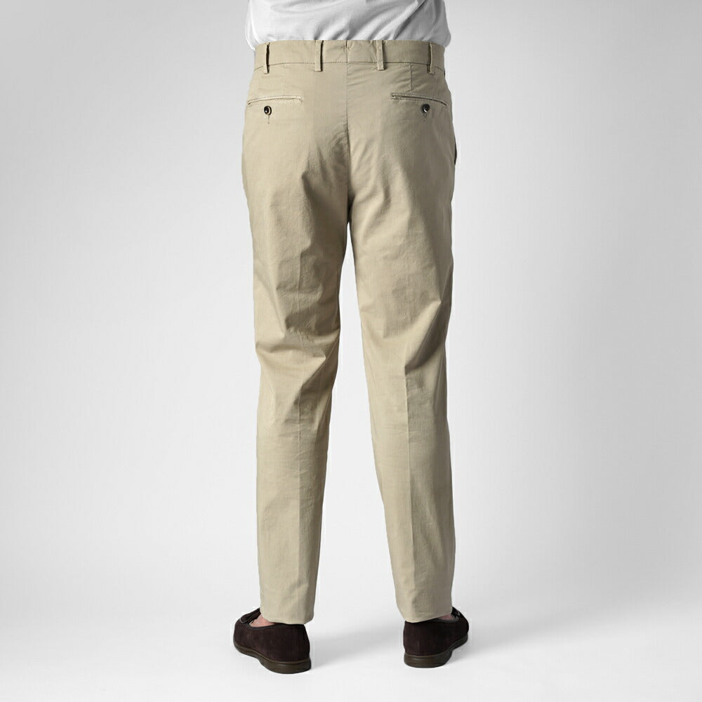 ジェルマーノ GERMANO スリムチノ 570G-2903 後染め ギャバジン コットン パンツ ストレッチ チノ 25春夏 ブラック グレー ベージュ カーキ グレー ネイビー チノパン チノパンツ テーパード インポートイタリア