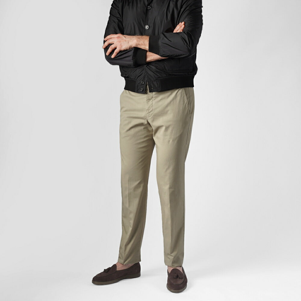 ジェルマーノ GERMANO スリムチノ 570G-2903 後染め ギャバジン コットン パンツ ストレッチ チノ 25春夏 ブラック グレー ベージュ カーキ グレー ネイビー チノパン チノパンツ テーパード インポートイタリア