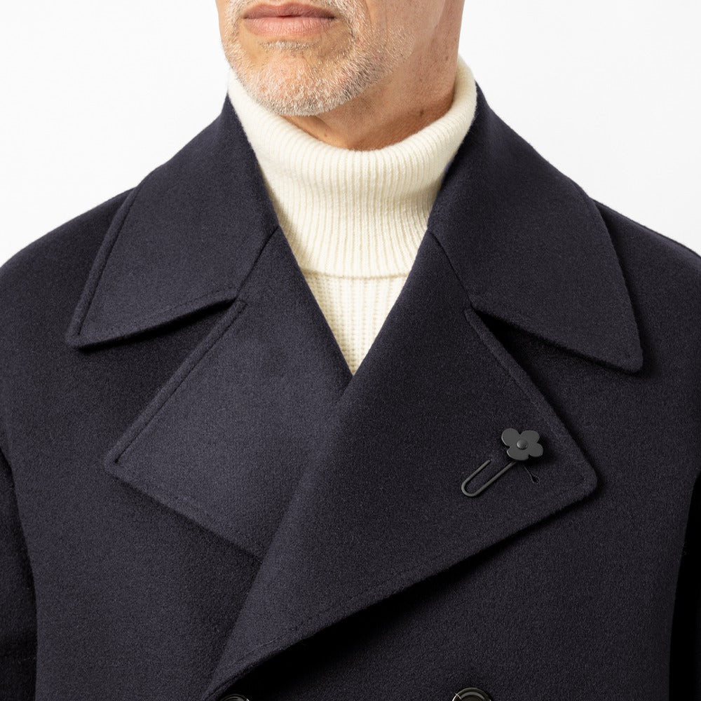 ラルディーニ LARDINI ウールビーバー ショートピーコート AARUIZM-CN65601