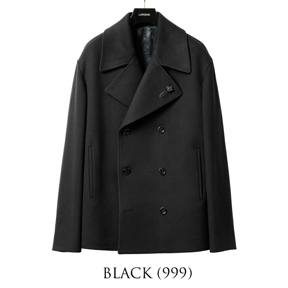 ラルディーニ LARDINI ウールビーバー ショートピーコート AARUIZM-CN65601