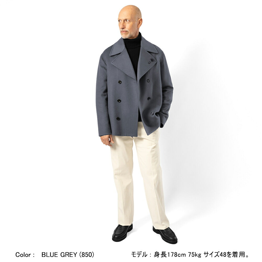 ラルディーニ LARDINI ウールビーバー ショートピーコート AARUIZM-CN65601